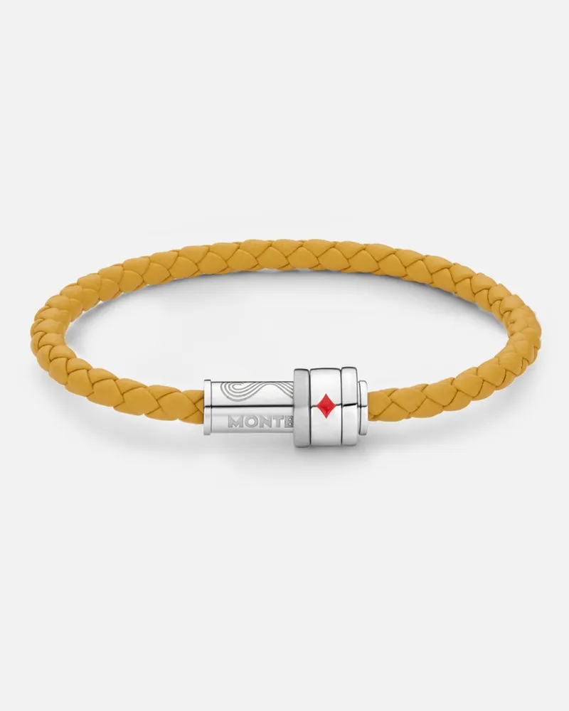Montblanc Meisterstück Tribute To The Book Around The World In 80 Days Ace Of Diamond Armband - Armbänder - Gelb Gelb