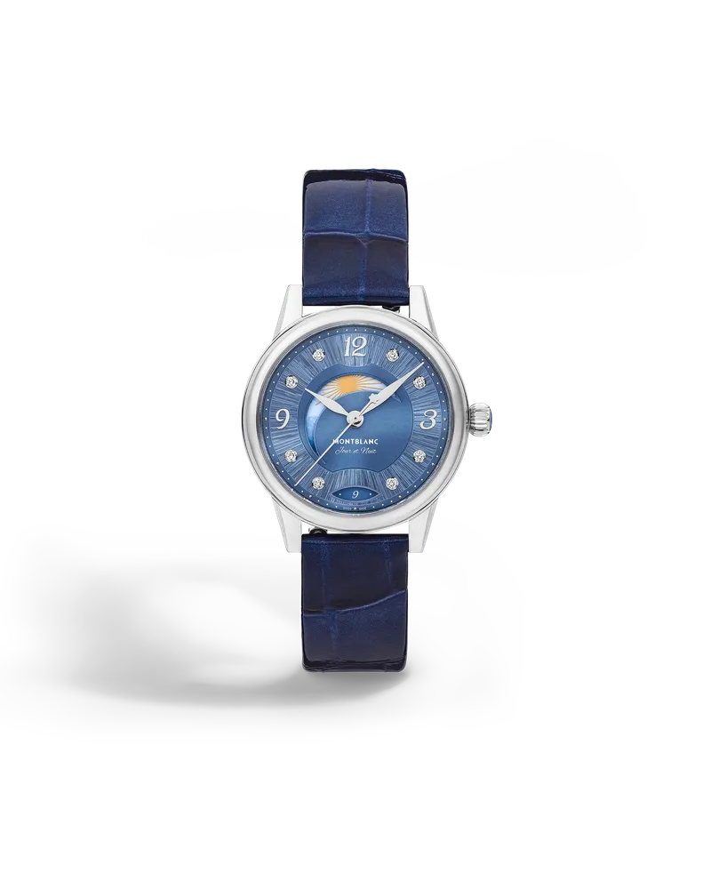 Montblanc Montblanc Bohème Day & Night Blau - Stahl - MB133334 - Uhr Blau