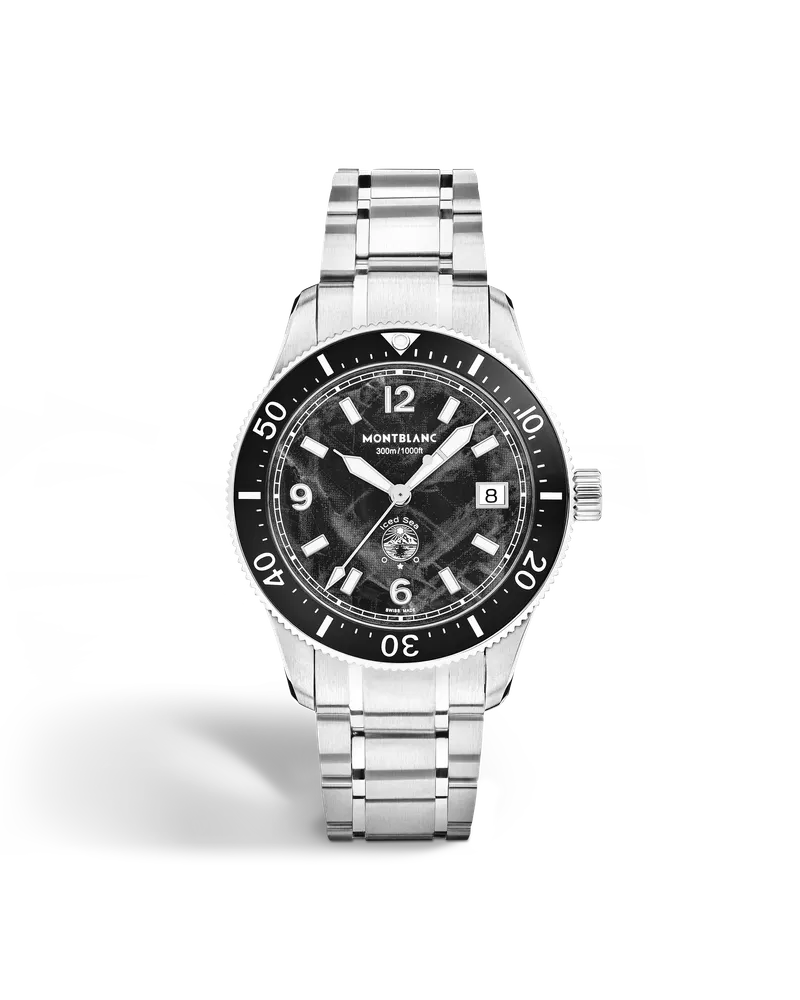 Montblanc Montblanc Iced Sea Automatic Date 0 Oxygen - Schwarz - Stahl - Keramik - MB136765 - Uhr Schwarz