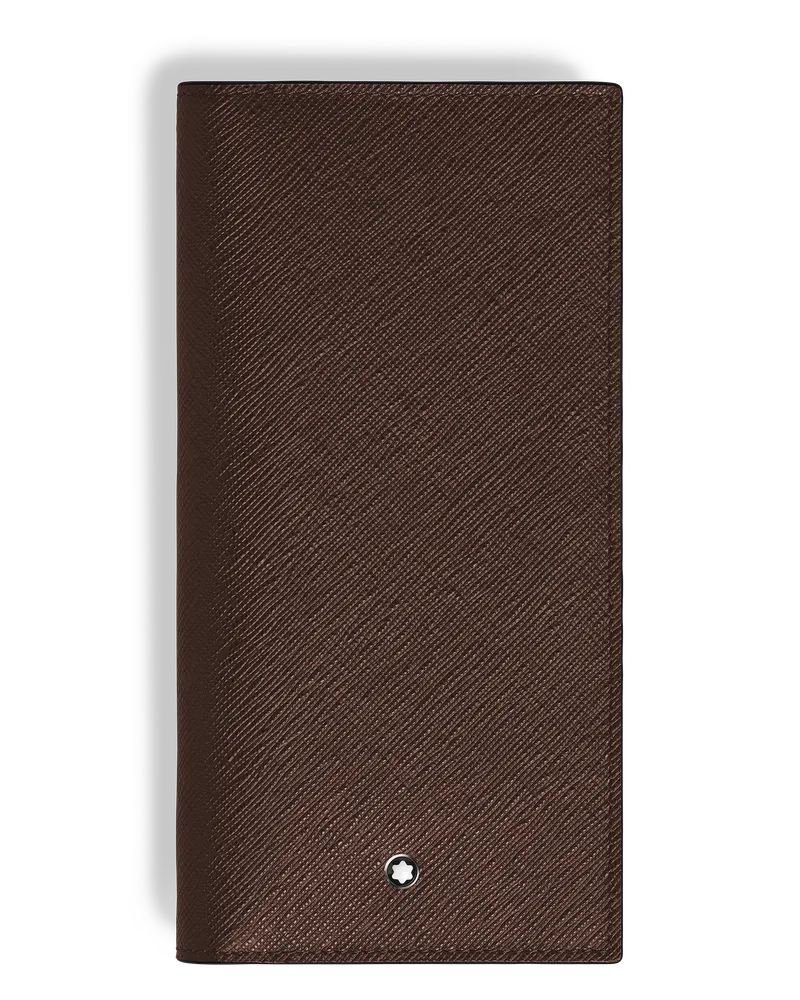 Montblanc Längliche Brieftasche 6 cc aus Sartorial Leder - Ebenholz - Leder - MB223021 - Brieftaschen Ebenholz