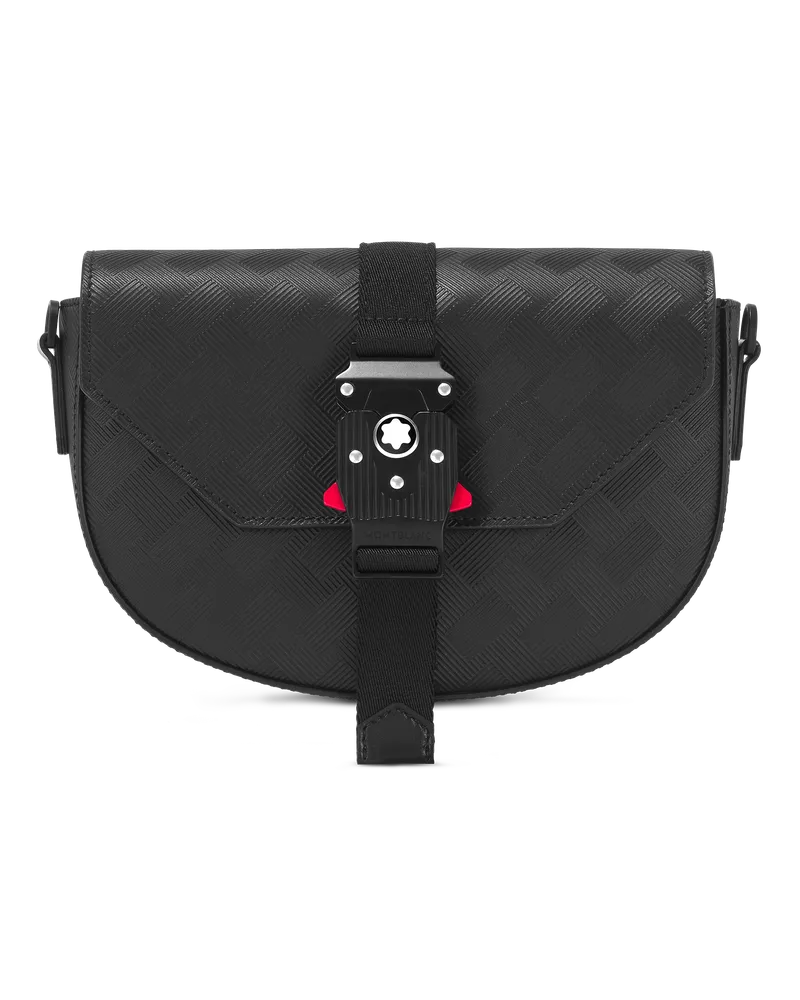 Montblanc Extreme 3.0 runde Messenger Bag mit M LOCK 4810 - Schwarz - Leder - MB198141 - Messenger Bags Schwarz