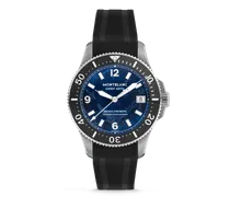 Montblanc Iced Sea 0 Oxygen Deep 4810 - Blau - Titan - MB133268 - Uhr