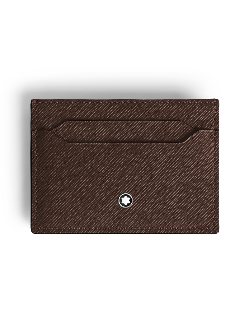 Montblanc Kartenetui 5 cc aus Sartorial Leder - Ebenholz - Leder - MB223029 - Kartenetuis Ebenholz