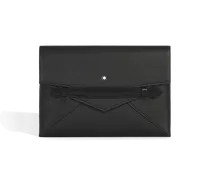 Clutch Groß Montblanc Envelope - Schwarz - Leder - MB220215 - Dokumententaschen