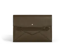 Clutch-Dokumentenmappe Montblanc Envelope - Schwarz - Leder - MB220215 - Dokumententaschen