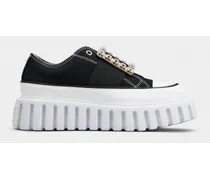 Slip-on-Sneakers Viv’ Go-Thick aus Canvas mit Strass-Schnalle