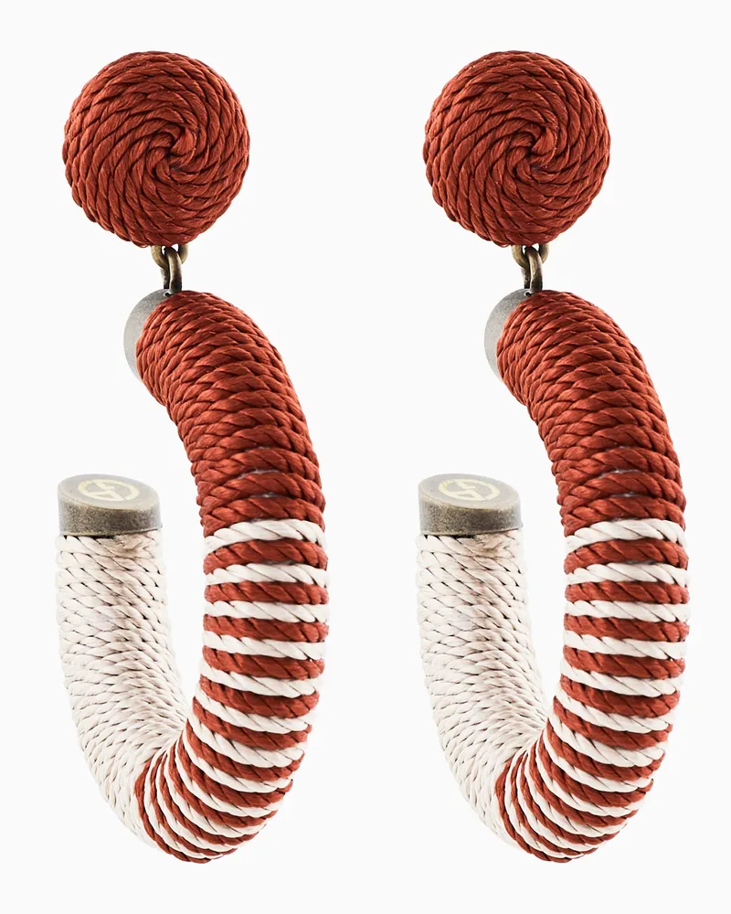 Giorgio Armani Ohrringe Rot