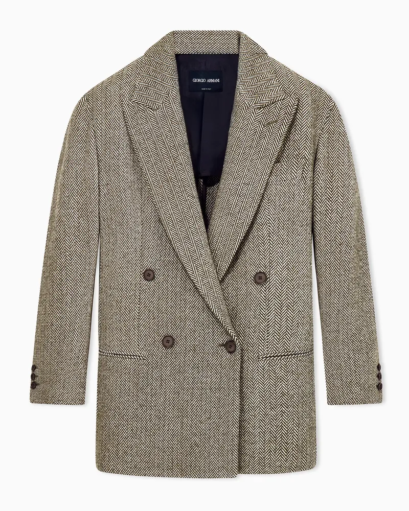 Giorgio Armani Armani/Archivio FW1990 Zweireihiges Sakko Braun
