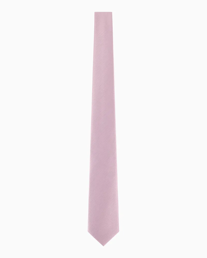 Giorgio Armani Krawatte aus reiner Seide Pink