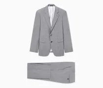 Einreihiger Anzug der Soho-Linie aus Schurwolle