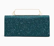 Clutch aus Satin und Strass