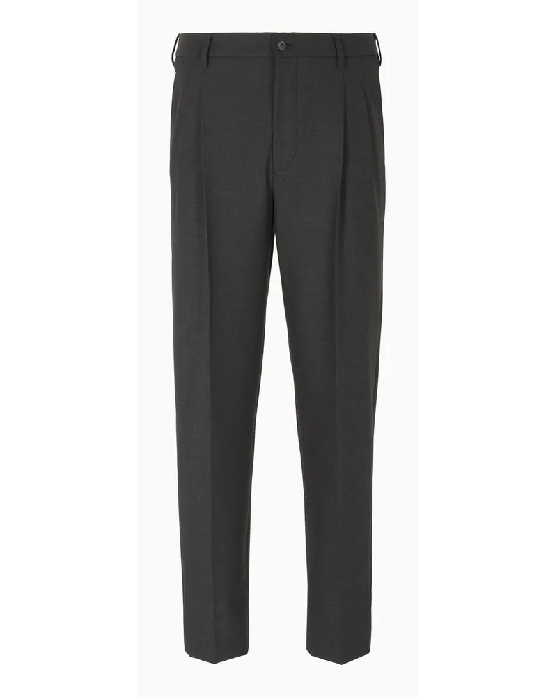 Giorgio Armani Hose mit Zwei Bundfalten Aus Elastischem