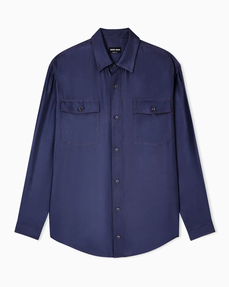 Giorgio Armani Lässige Hemden Gemustert