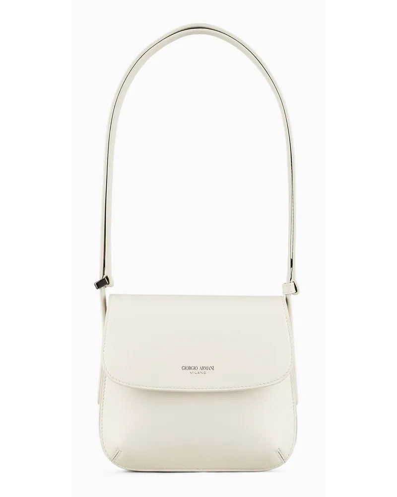 Giorgio Armani Kleine La Prima Tasche Aus Leder Asv Weiss