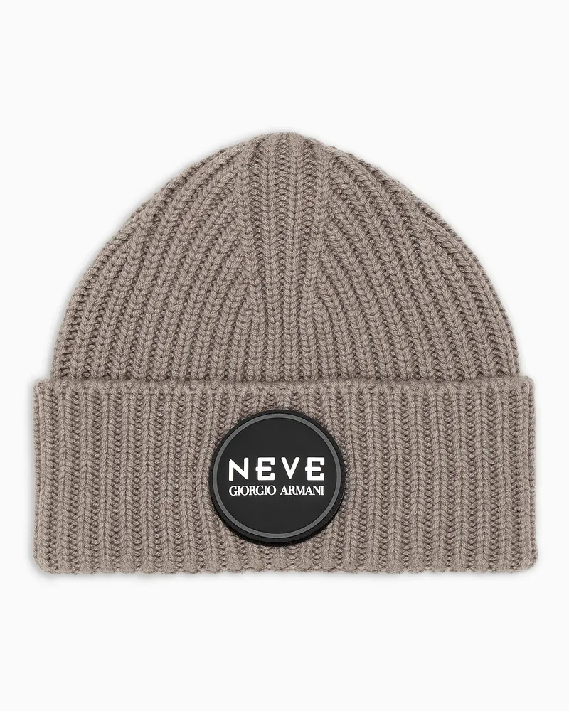 Giorgio Armani Strickmütze aus Kaschmir von  Neve Beige