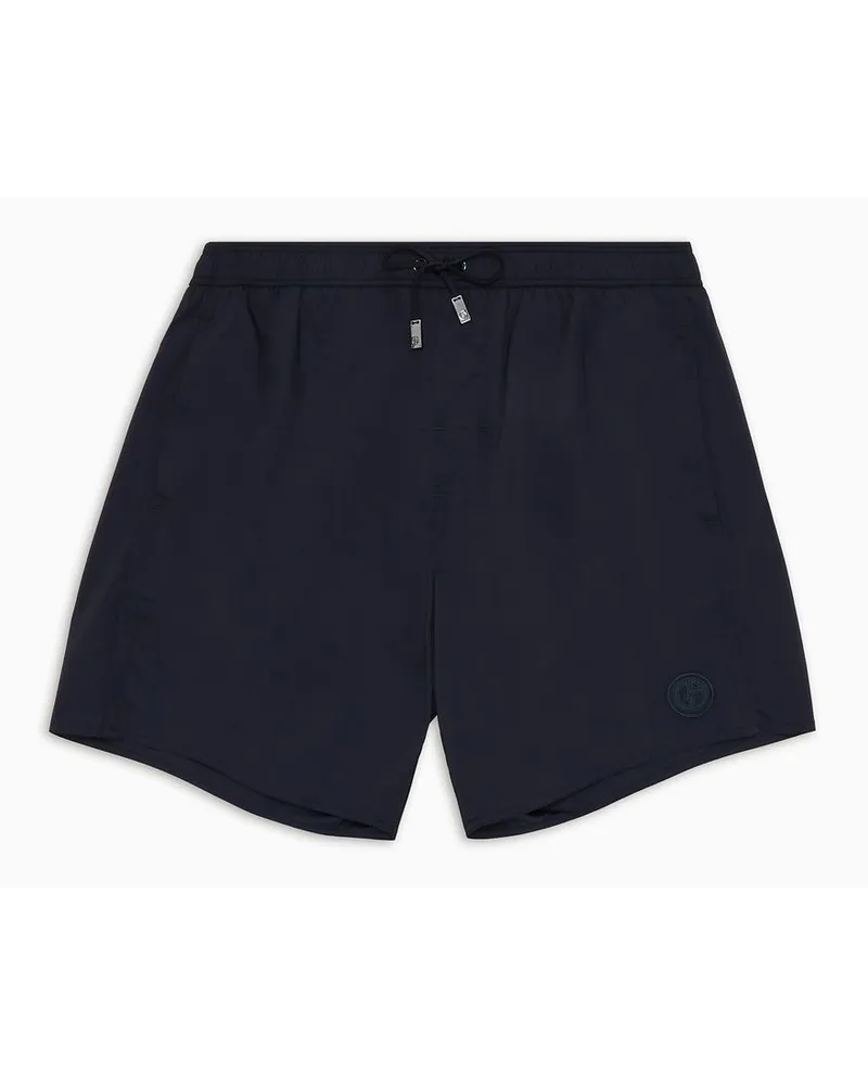 Giorgio Armani Badeboxershorts Marineblau