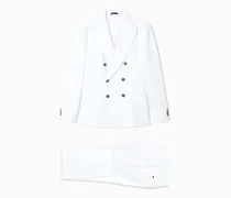 Zweireihiger Leinen-Anzug der Napoli-Linie