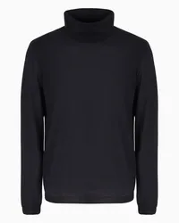 Giorgio Armani Rollkragenpullover Aus Kaschmir Marineblau