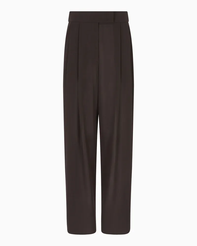 Giorgio Armani Formelle Hose Braun