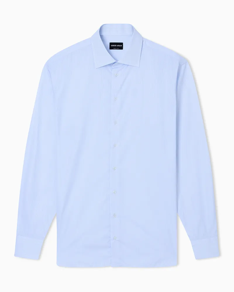 Giorgio Armani Klassische Hemden Hellblau