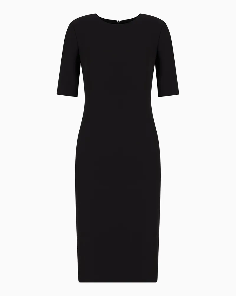Giorgio Armani Etuikleid aus Seide Schwarz