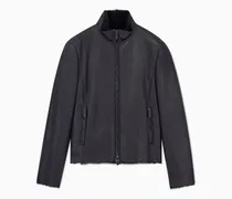 Blouson mit Reißverschluss aus Schaffell