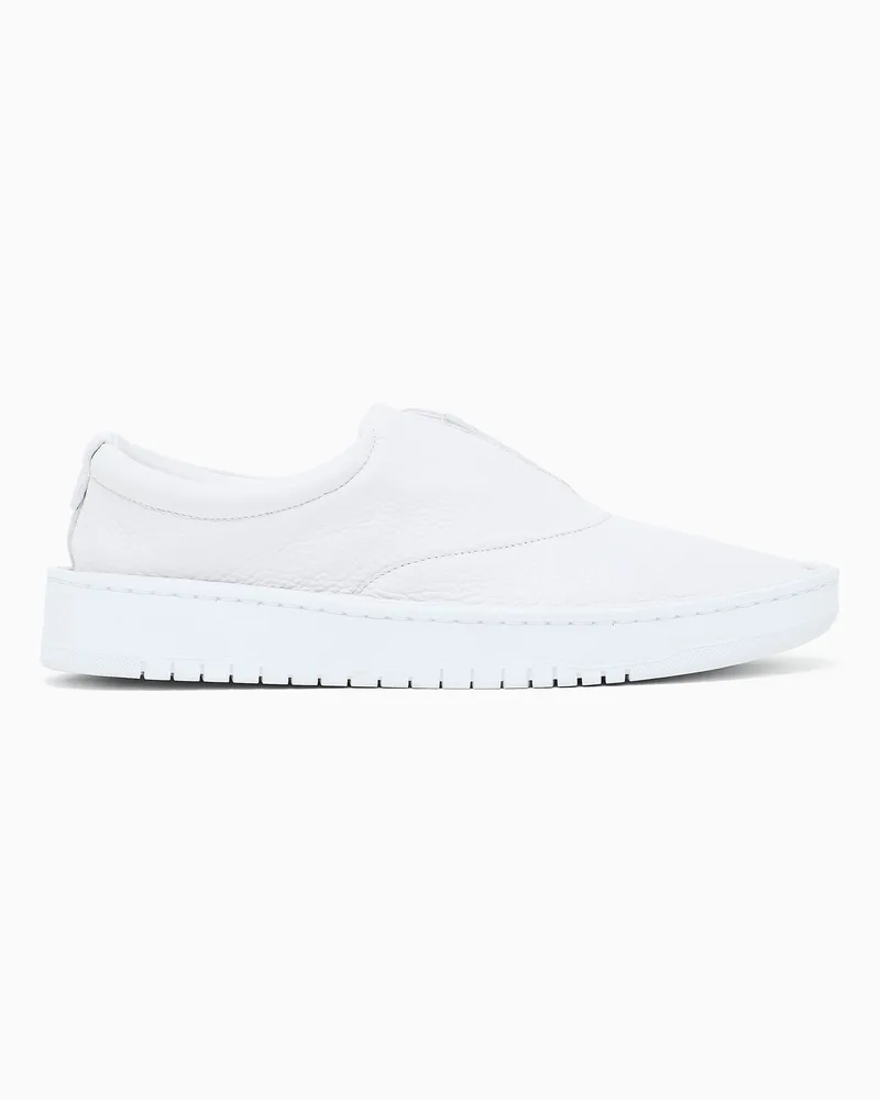 Giorgio Armani Slip-on mit Hirschmotiv Weiß