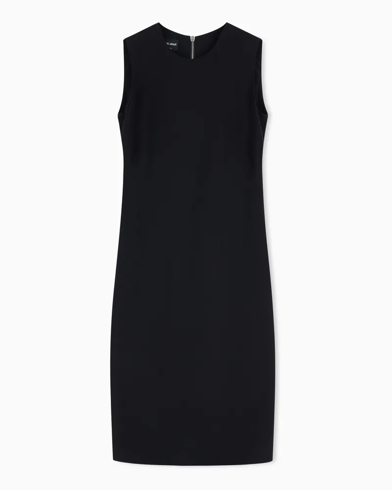 Giorgio Armani Etuikleid aus Seide Schwarz