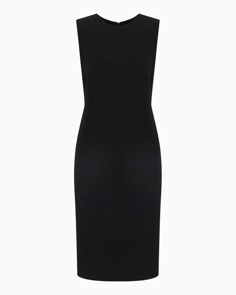 Giorgio Armani Etuikleid aus Seide Schwarz