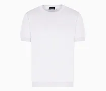 Kurzärmeliges Hemd aus Seide und Baumwolle