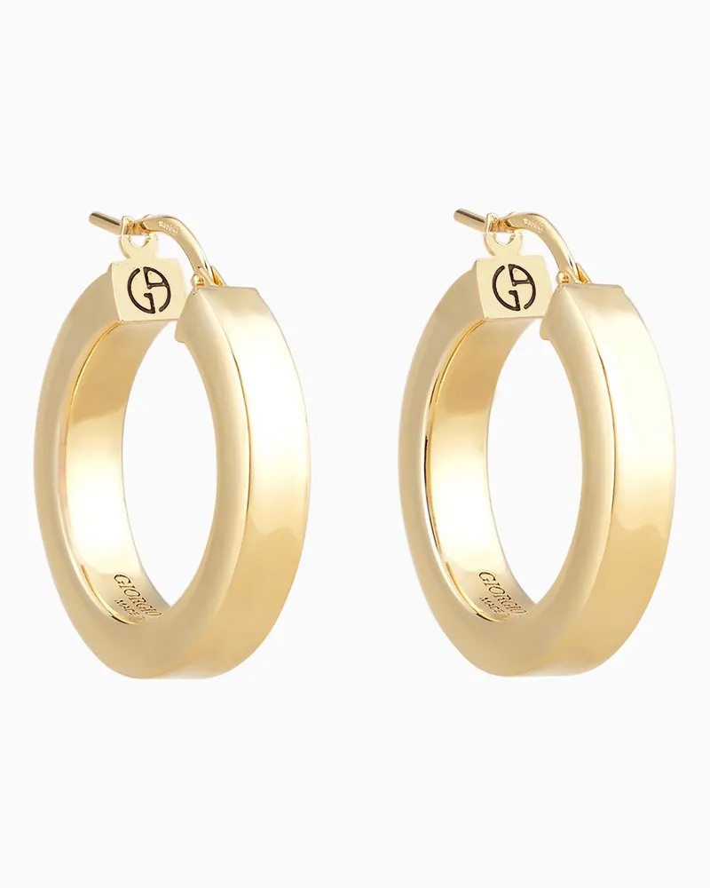 Giorgio Armani Ohrringe aus 925er-Silber Goldfarben