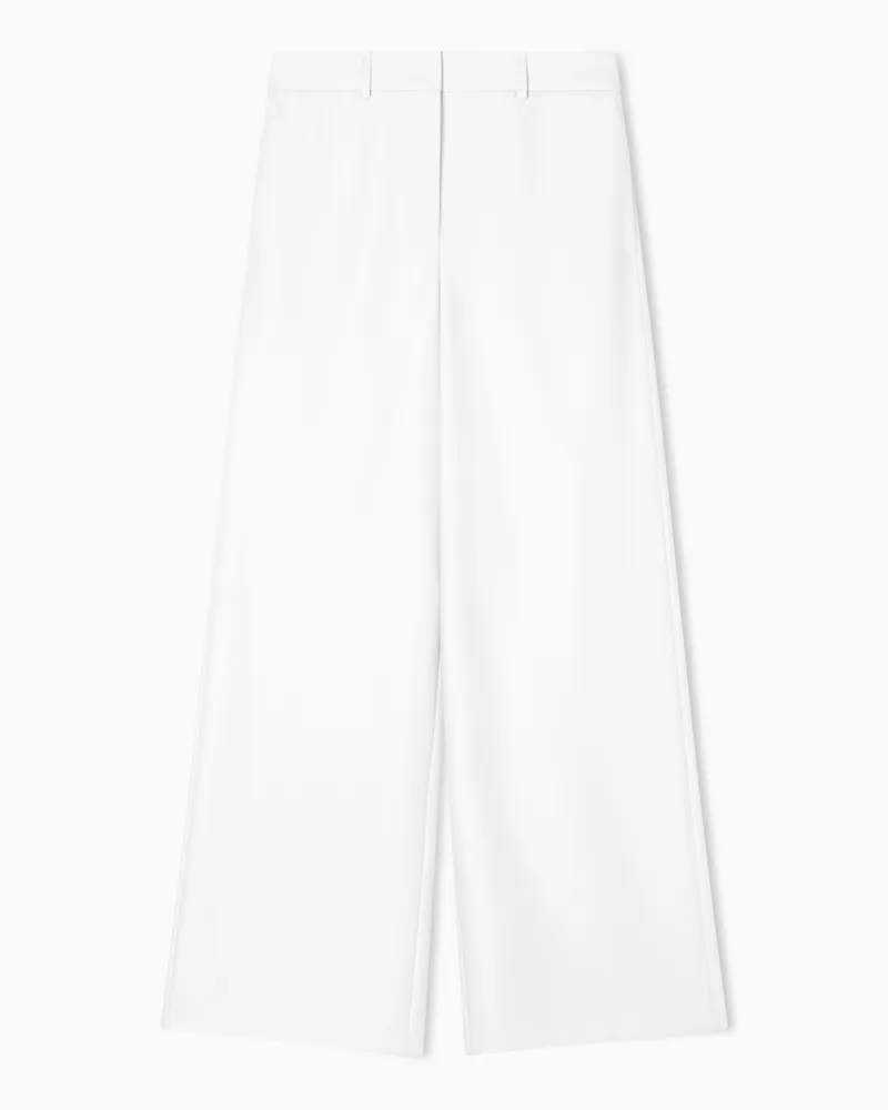 Giorgio Armani Weite Hose aus Kaschmir Gemustert