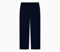 Stoffhose aus Seersucker mit Viskose und Cupro
