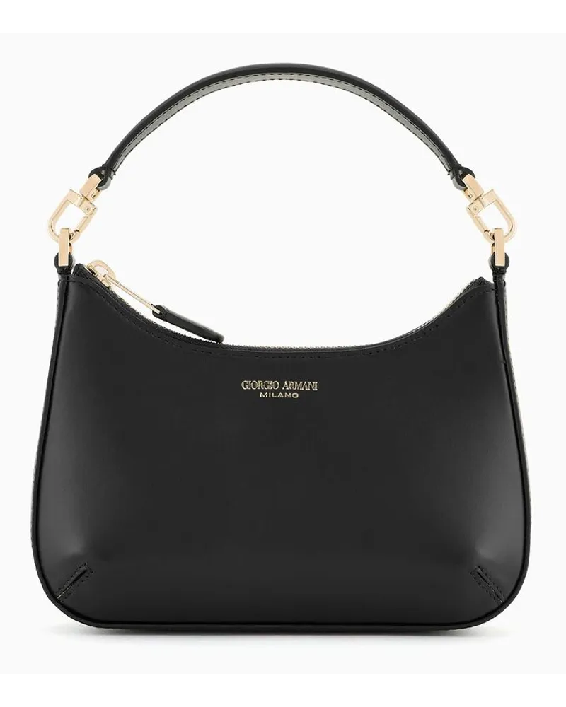 Giorgio Armani Handtasche La Prima Charm Im Mini-format Aus Leder Schwarz