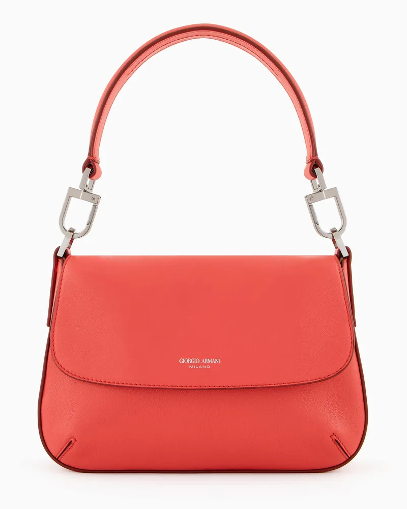 Giorgio Armani Kleine Handtasche la Prima Soft aus Nappaleder Pink