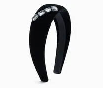 Samt-Stirnband mit Kristall-Applikationen