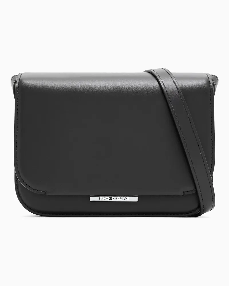 Giorgio Armani Kleine Schultertasche aus Leder 