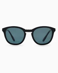 Giorgio Armani Eckige Sonnenbrille Für Herren Schwarz