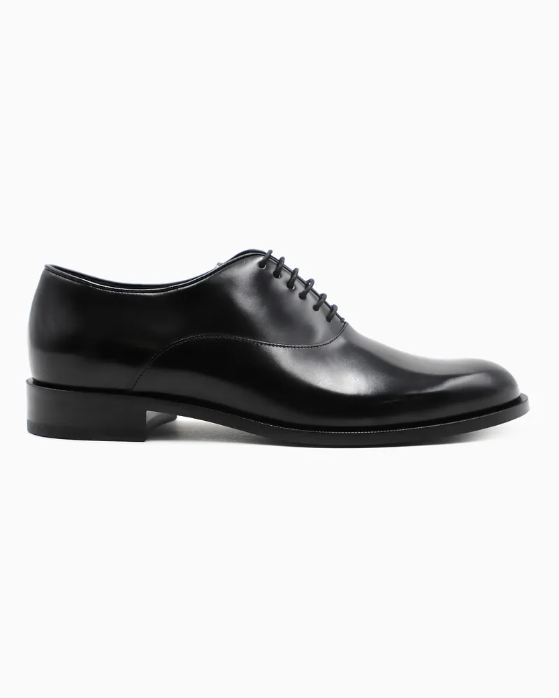 Giorgio Armani Derby aus Leder Schwarz