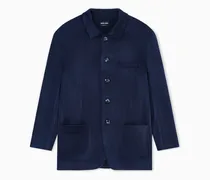 Einreihiges Sakko aus Cupro-Mischung