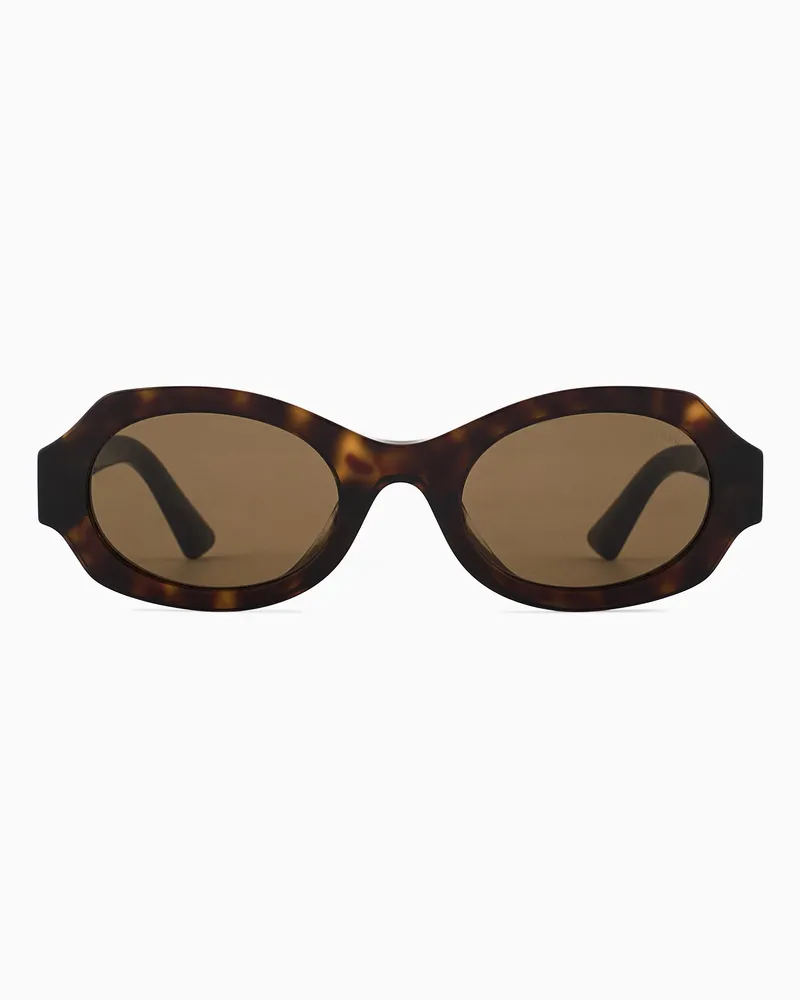 Giorgio Armani Sonnenbrille mit ovaler Fassung für Damen 