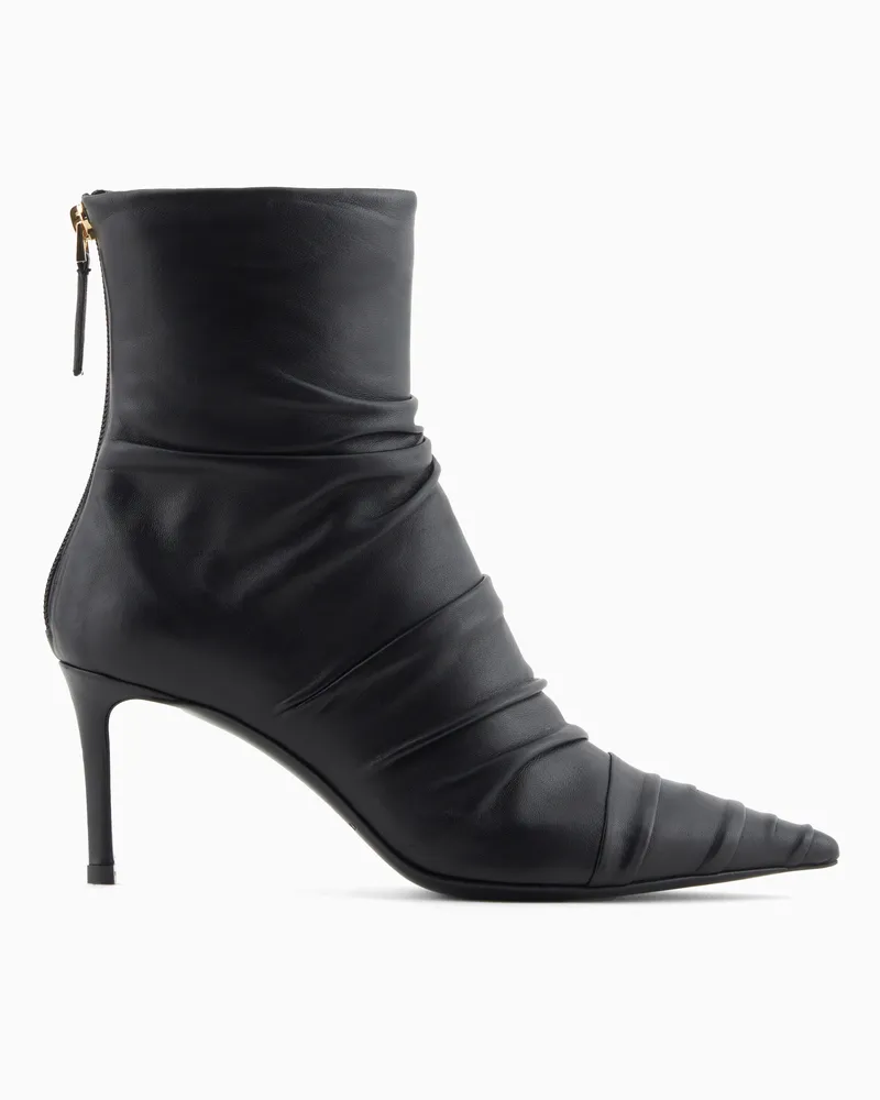 Giorgio Armani Stiefeletten aus Nappaleder Schwarz