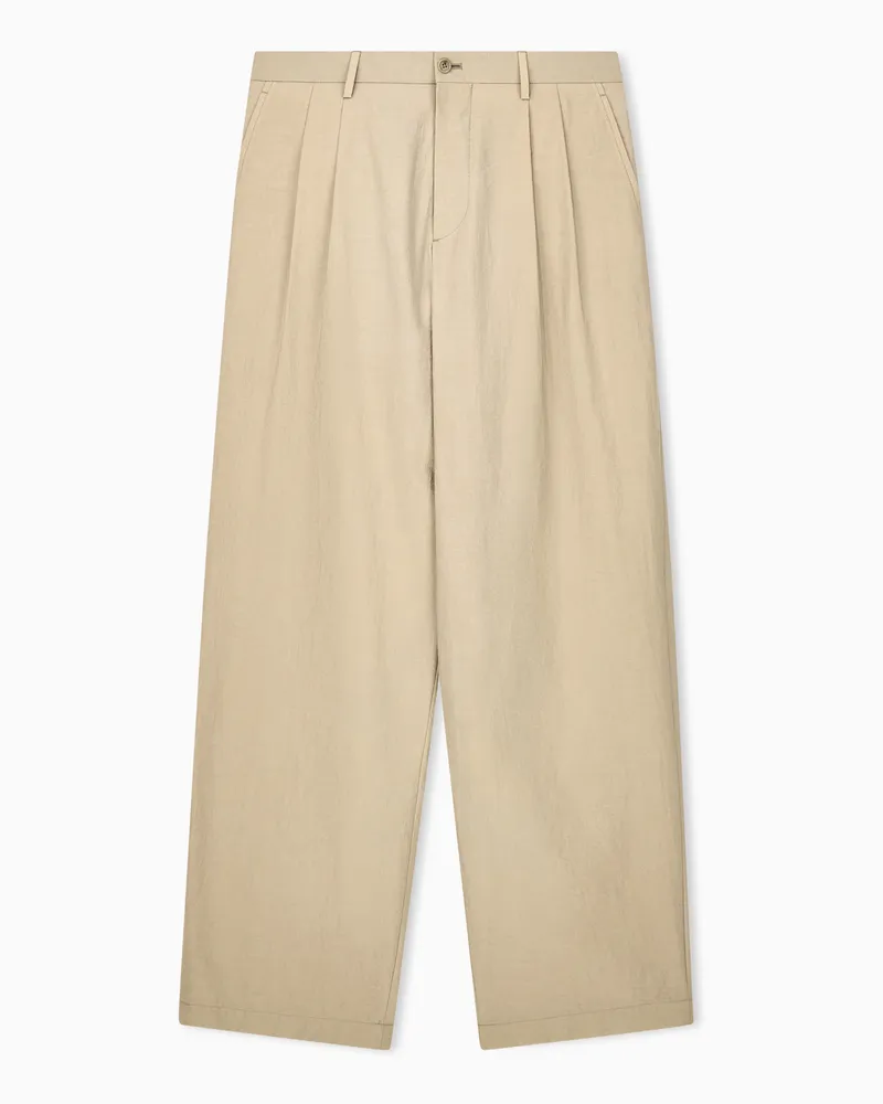 Giorgio Armani Armani/Archivio Hose mit zwei Bundfalten Beige