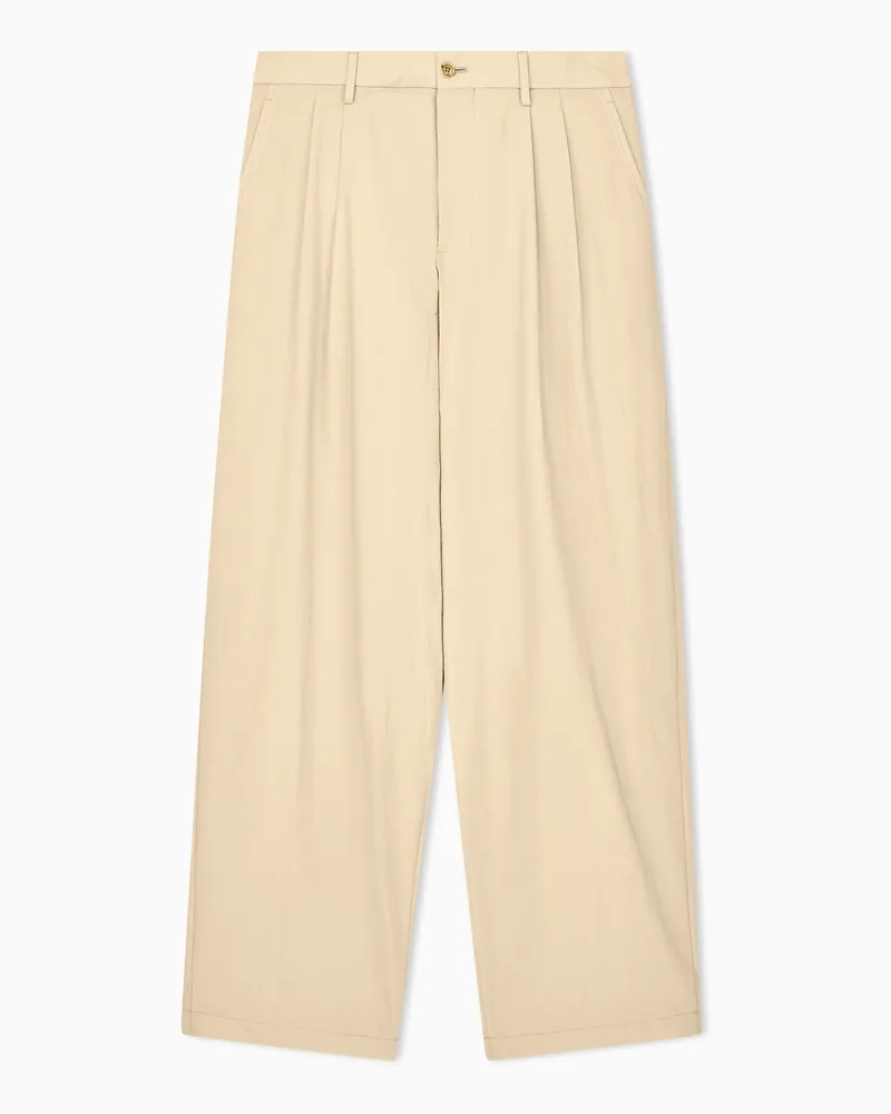 Giorgio Armani Armani/Archivio Hose mit zwei Bundfalten Beige