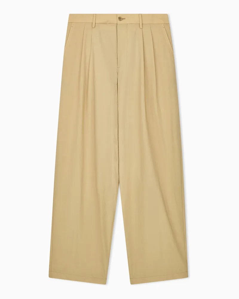 Giorgio Armani Armani/Archivio Hose mit zwei Bundfalten Beige