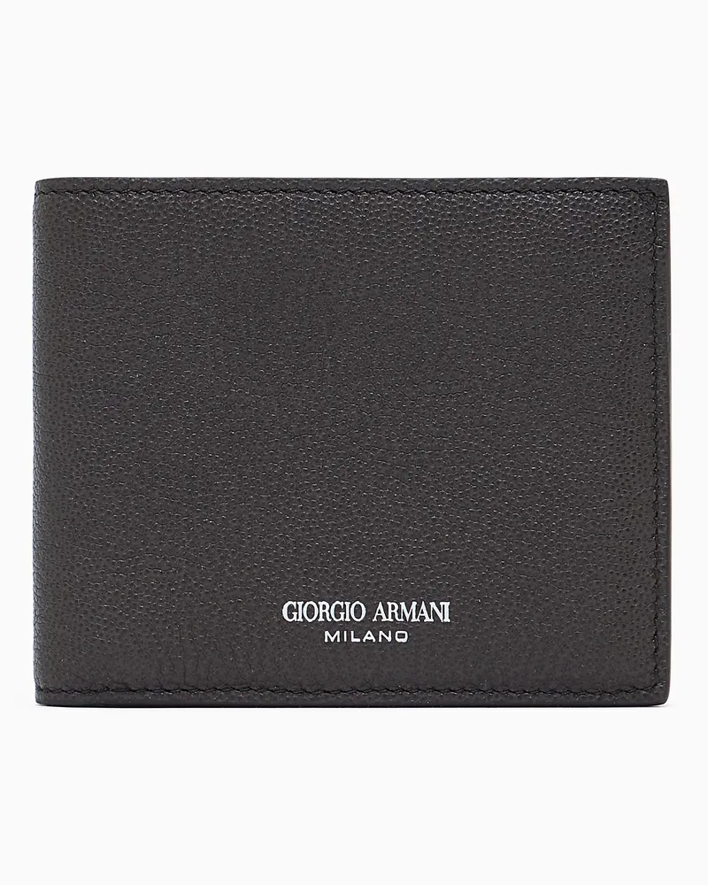 Giorgio Armani Bifold-Portemonnaie aus Leder Braun