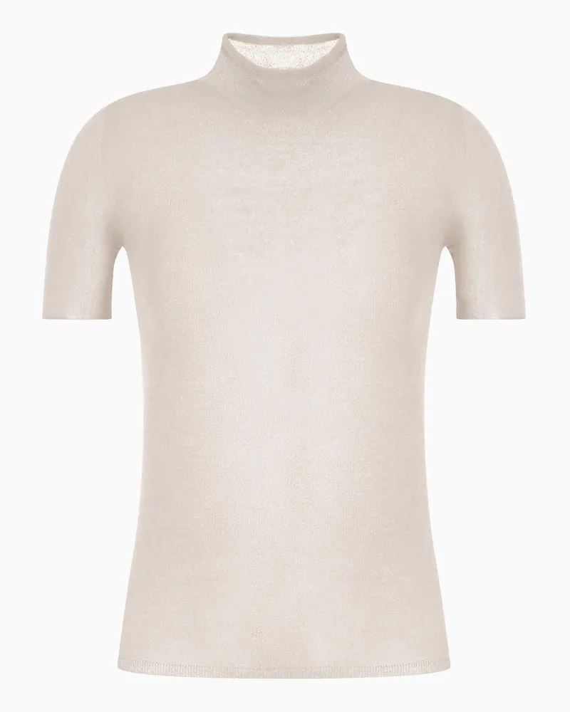 Giorgio Armani Pullover aus Baumwoll-Mischung Grau
