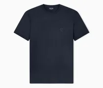 Oversize-T-Shirt aus Seide, Leinen und Baumwolle