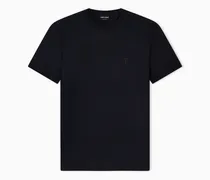 Oversize-T-Shirt aus Seide, Leinen und Baumwolle