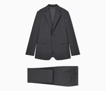 Einreihiger Anzug der Linie Soho aus Schurwolle